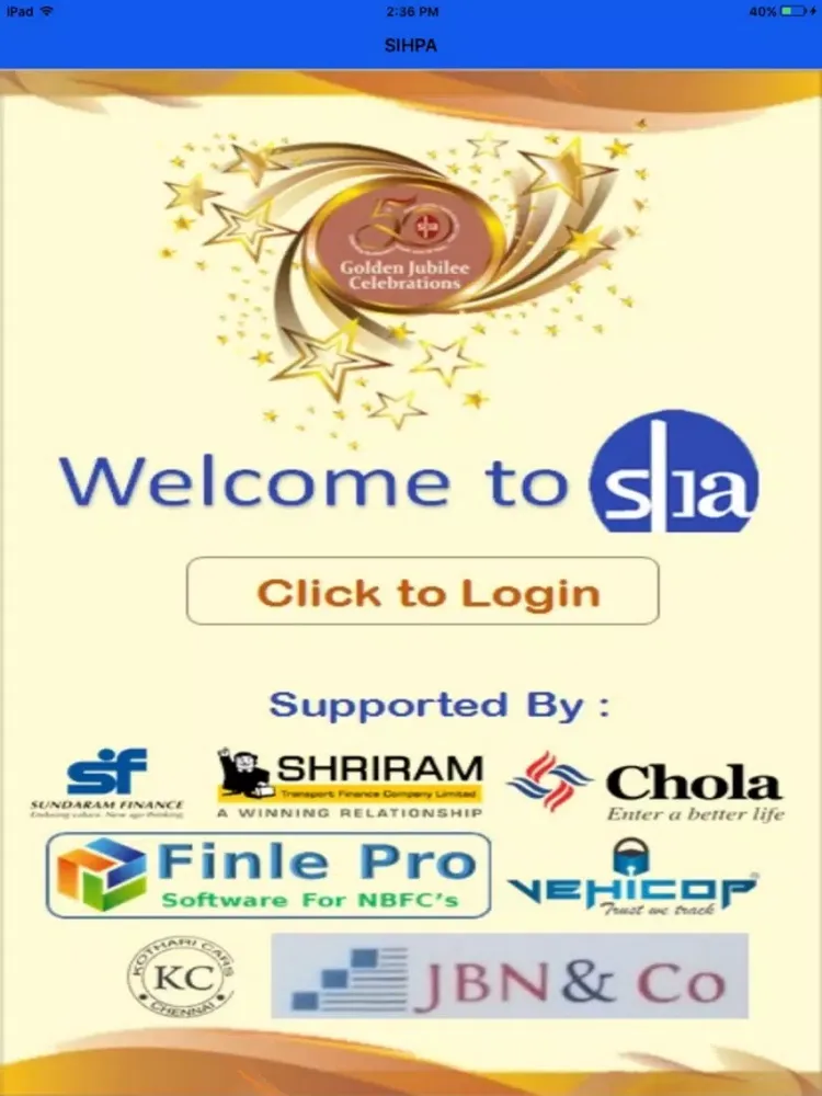 ภาพหน้าจอของ South India Hire Purchase Asso iPad 