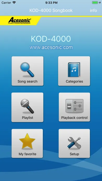 تصاویر Acesonic KOD-2/3/4000 Songbook