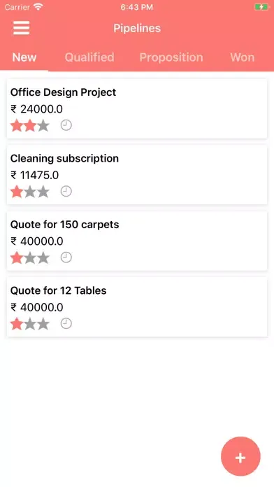 ASPL CRM (Odoo V13) 스크린샷