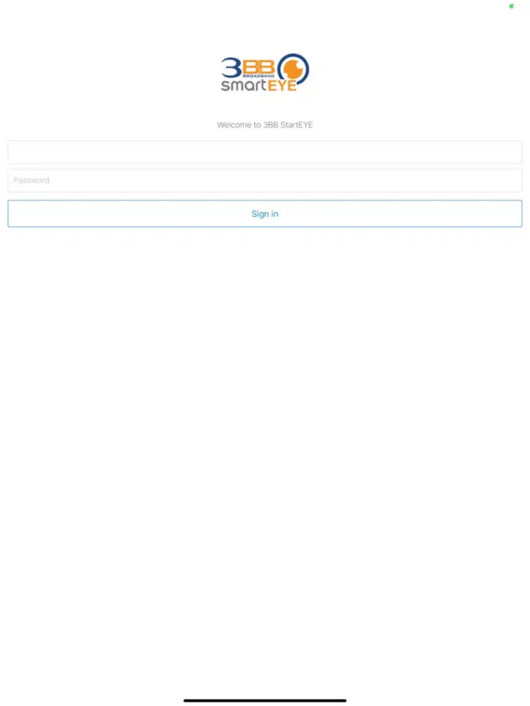 3BB SmartEYE iPad  スクリーンショット