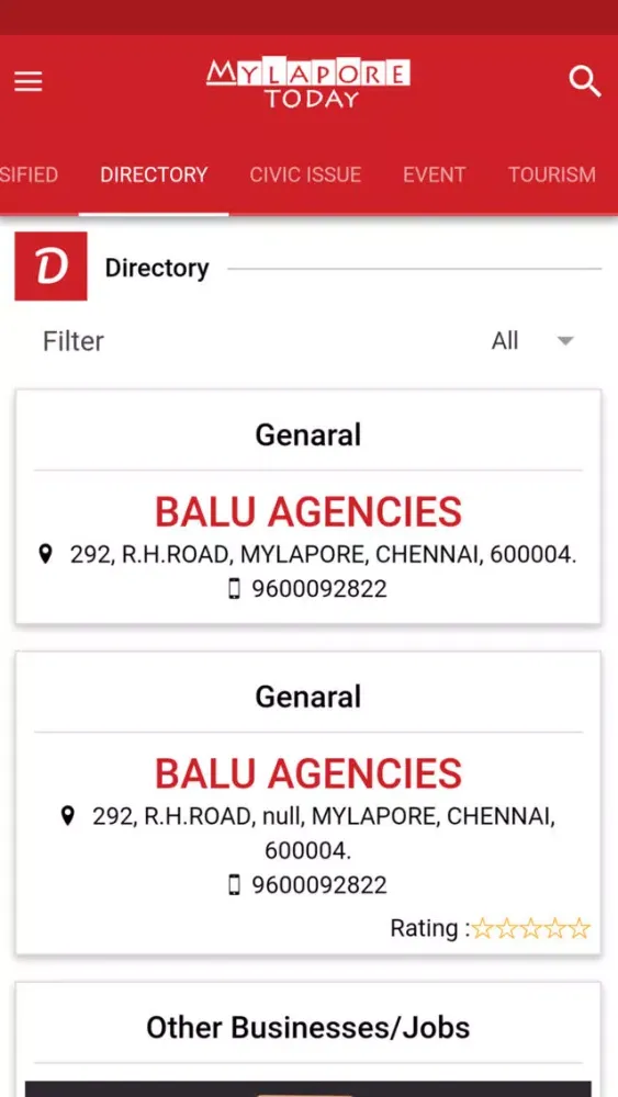 MylaporeToday Screenshots