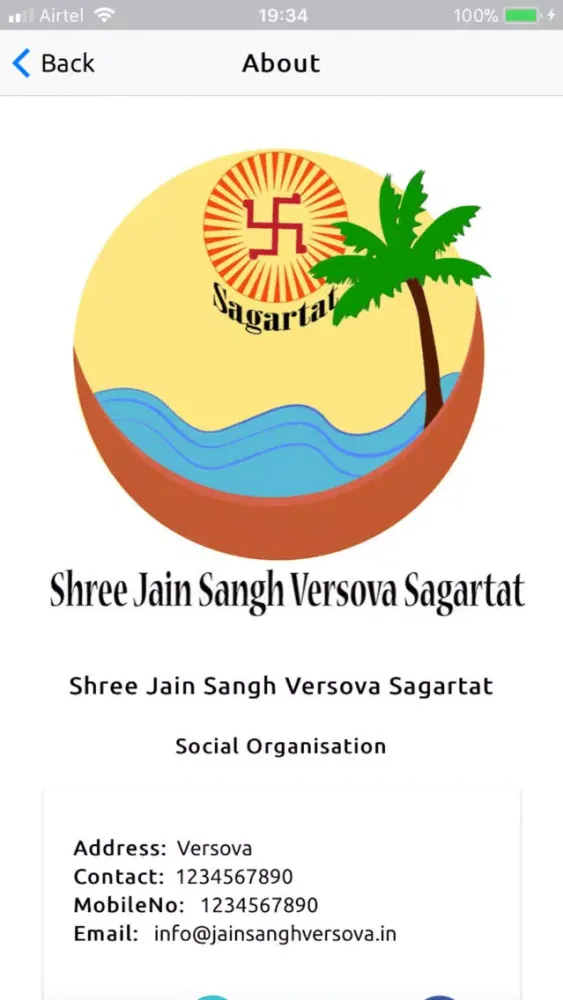 Jain Sangh Versova Sagartat應用截圖