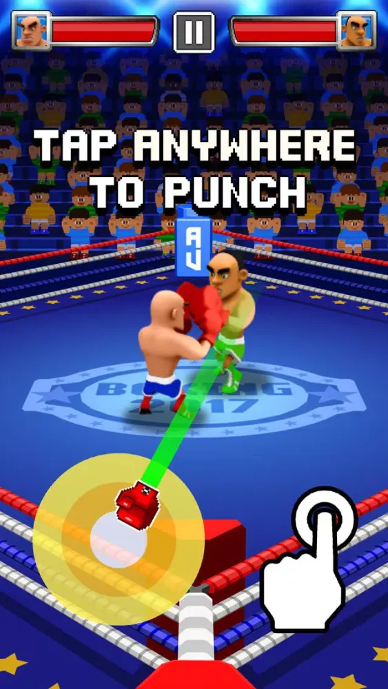 Capturas de tela do One Tap Boxing