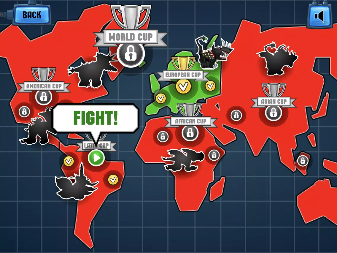 Capturas de tela do Mutant Fighting Cup iPad 