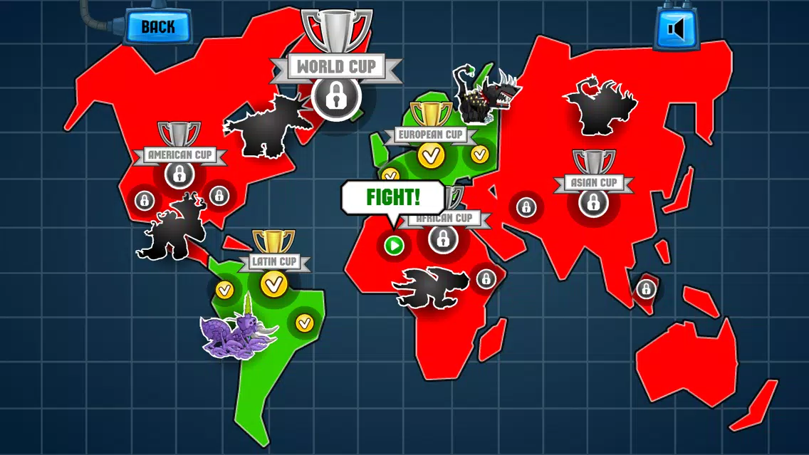 Capturas de tela do Mutant Fighting Cup