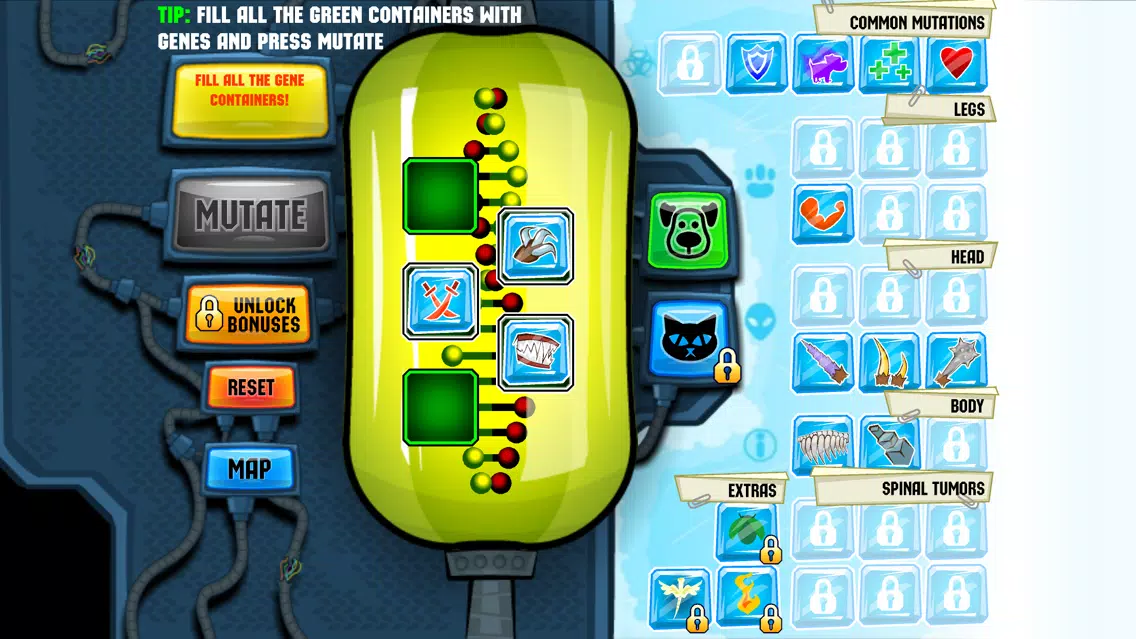 Capturas de tela do Mutant Fighting Cup