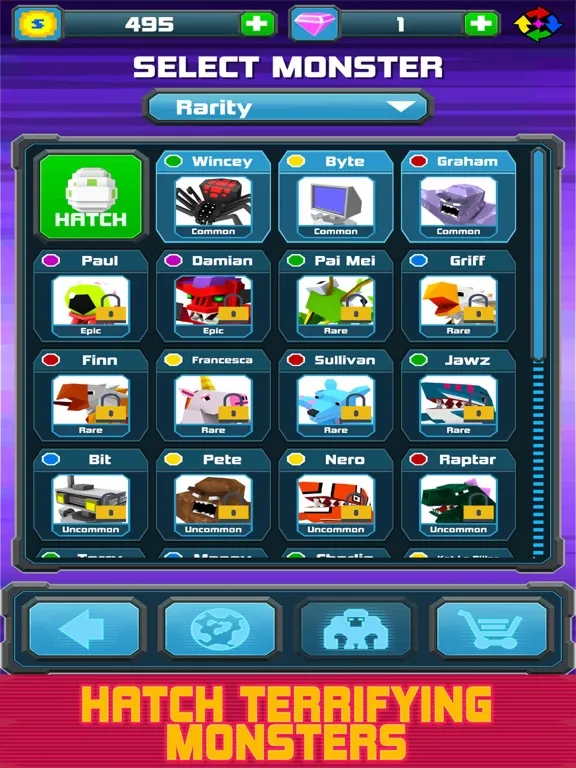 Capturas de tela do Smashy City: Monster Battles iPad 