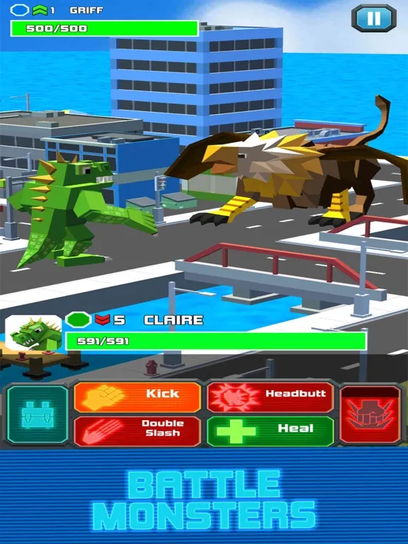 Capturas de tela do Smashy City: Monster Battles iPad 