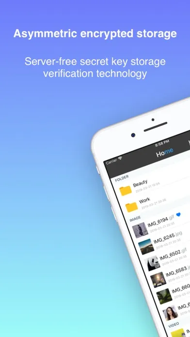 DataSpace - Album Encryption Screenshots
