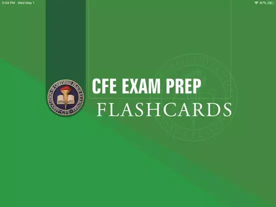 Tangkapan skrin CFE Exam Prep Flashcards iPad 