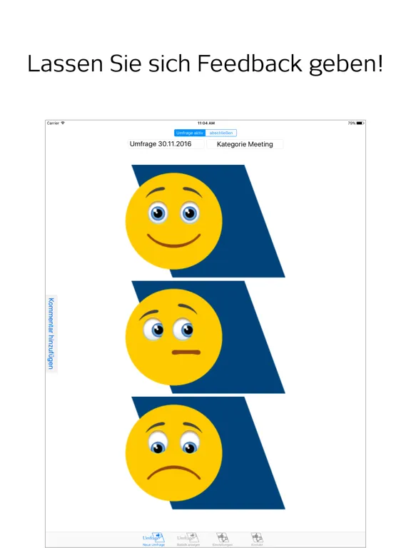 EVAluate iPad  Ekran Görüntüleri