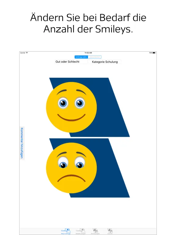 EVAluate iPad  Ekran Görüntüleri