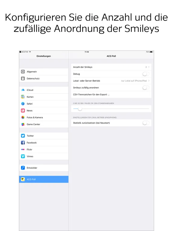 EVAluate iPad  Ekran Görüntüleri