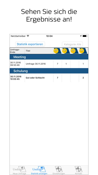 EVAluate Ekran Görüntüleri