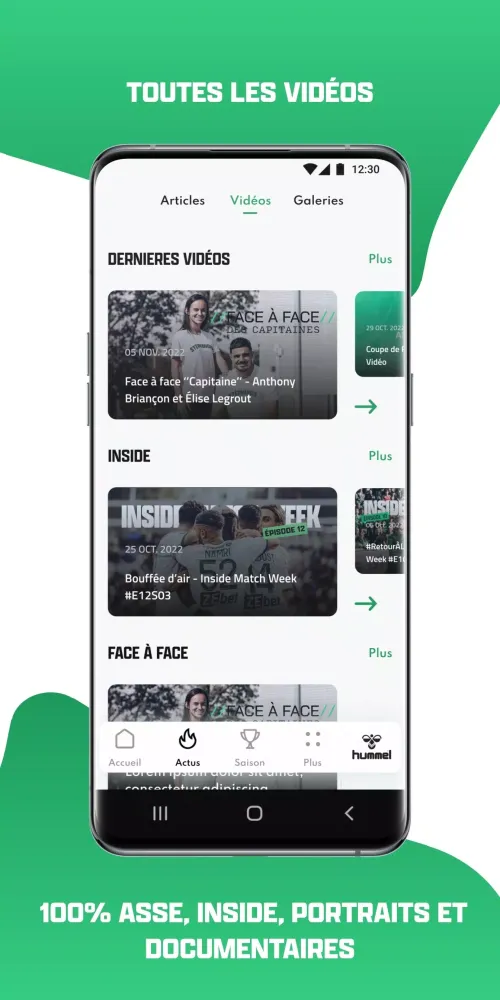 ASSE Officiel स्क्रीनशॉट