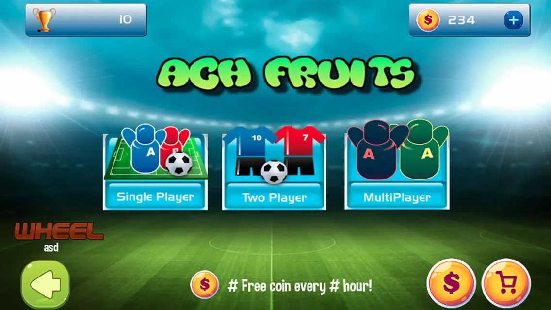 Ach Fruits Soccer سکرین شاٹس