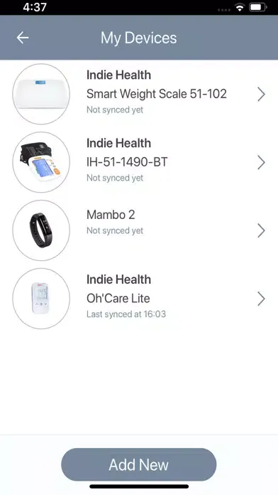 Tangkapan layar Achieve Health Connected