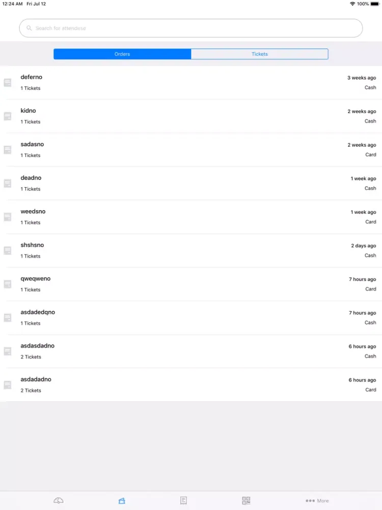 Easyticket organizer iPad  Screenshots