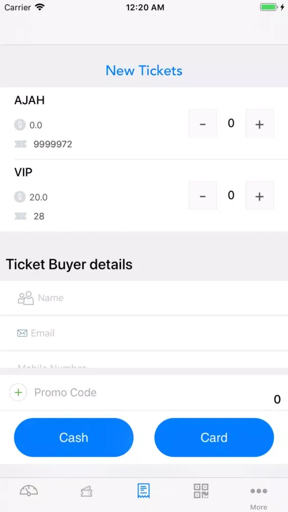 Easyticket organizer Screenshots