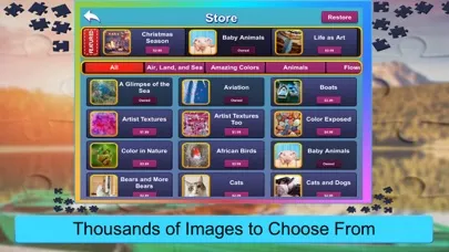Ảnh chụp màn hình của Jigsaw Puzzle Forever HD