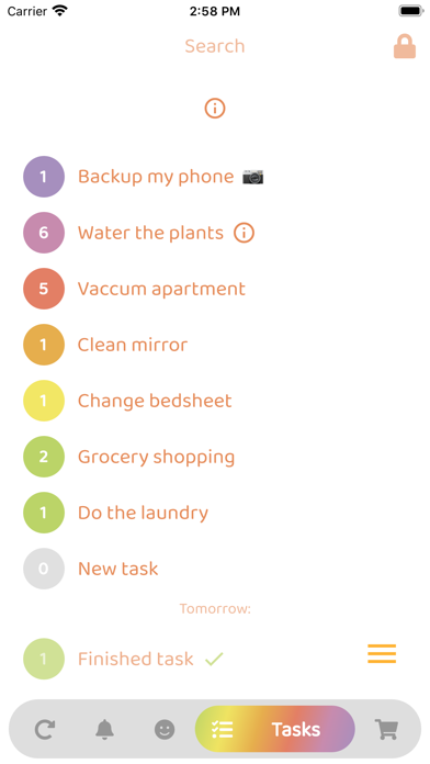 Reminders • Habits • Tasks سکرین شاٹس