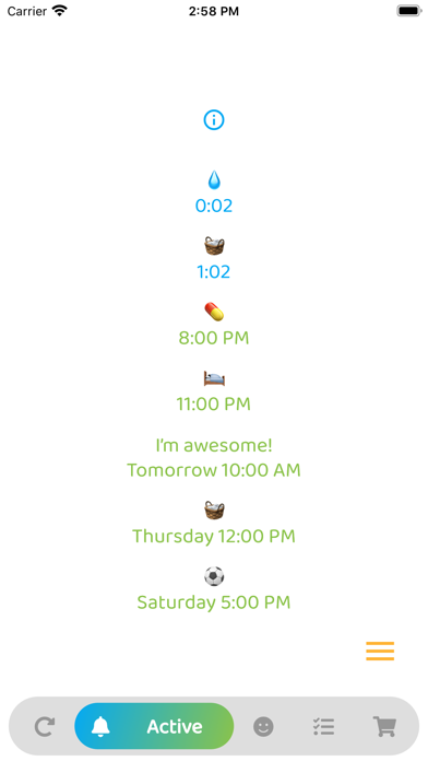 Reminders • Habits • Tasks سکرین شاٹس