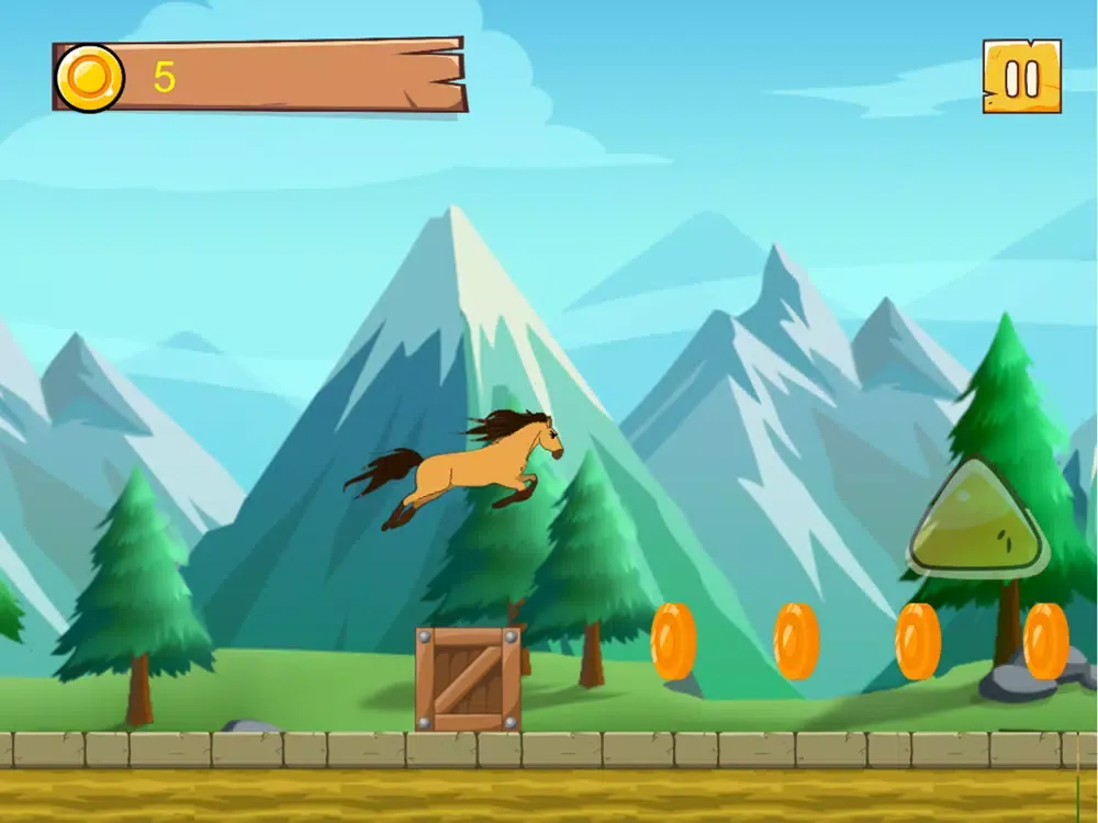Capturas de tela do Spirit Horse Run Jungle iPad 