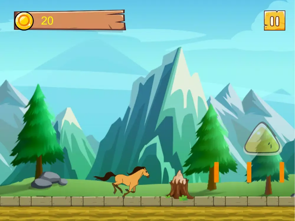 Capturas de tela do Spirit Horse Run Jungle iPad 