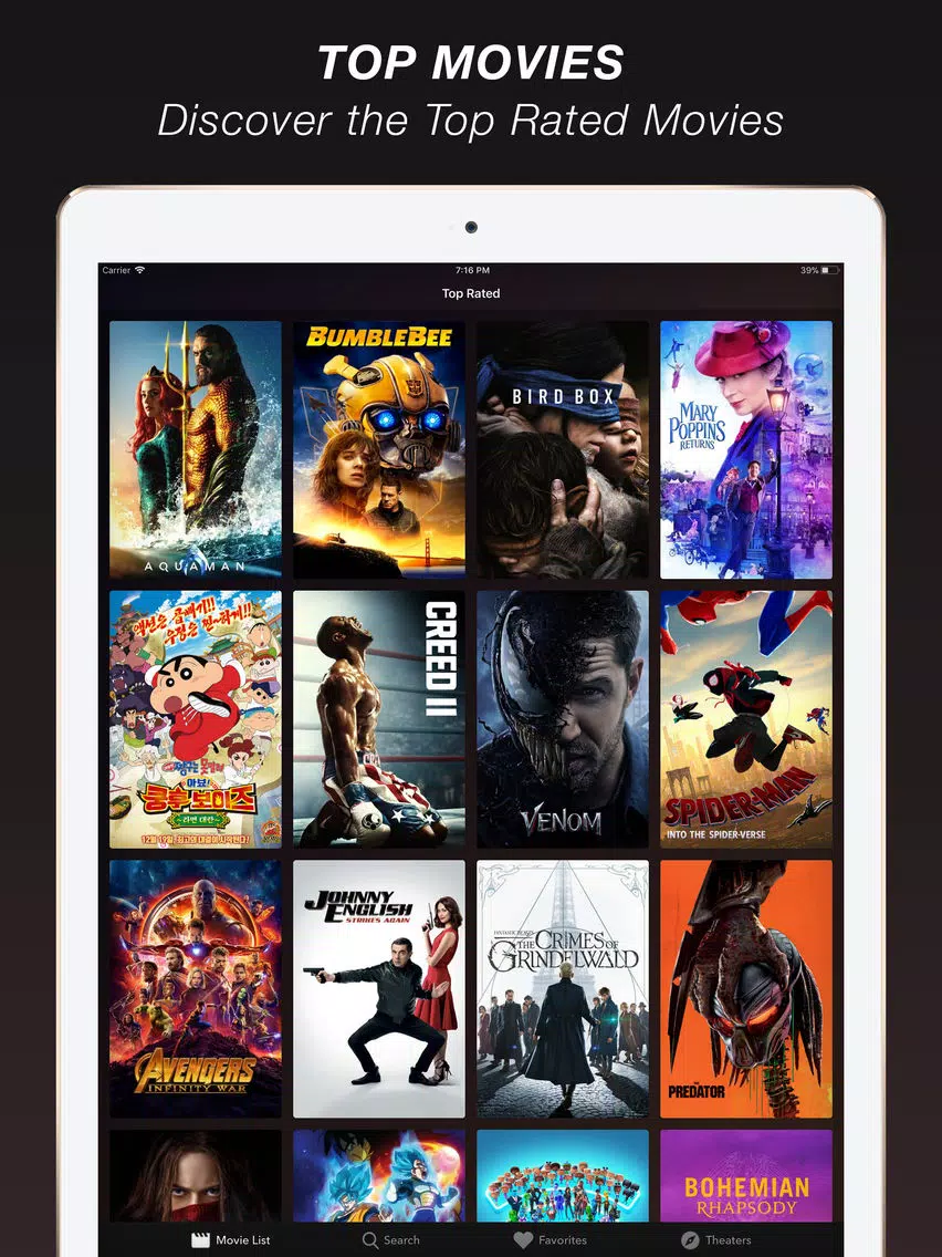 Zrzuty ekranu Bobby Box - Movies Finder iPad 