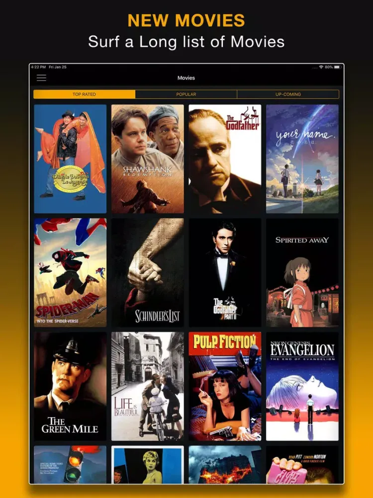 ภาพหน้าจอของ Movie & Show Box Tv Hub iPad 