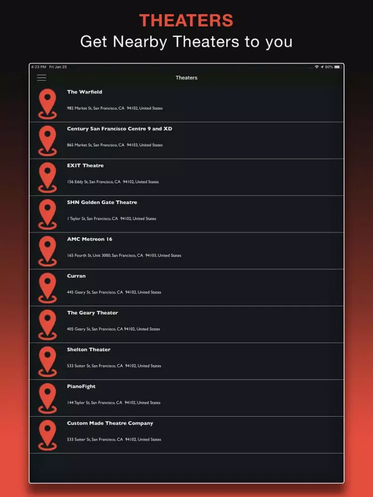ภาพหน้าจอของ Movie & Show Box Tv Hub iPad 
