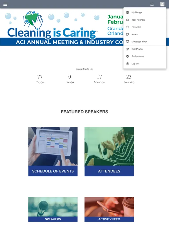 2023 ACI Convention & Meeting iPad  سکرین شاٹس