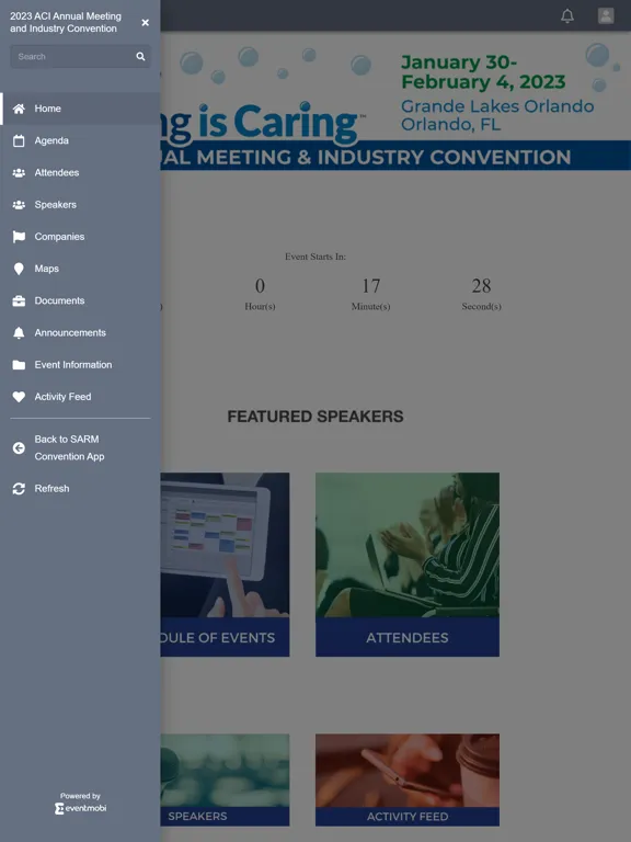 2023 ACI Convention & Meeting iPad  سکرین شاٹس