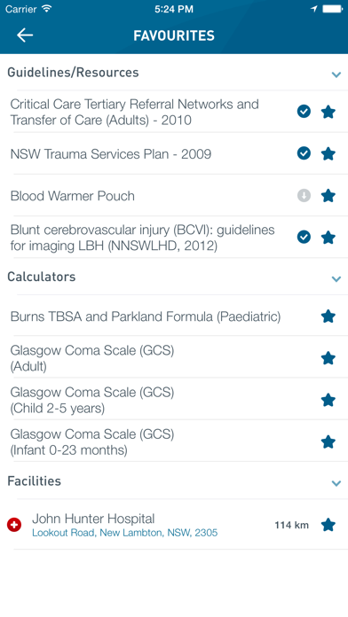 Tangkapan skrin NSW Trauma