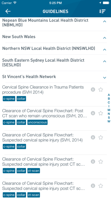 Tangkapan skrin NSW Trauma