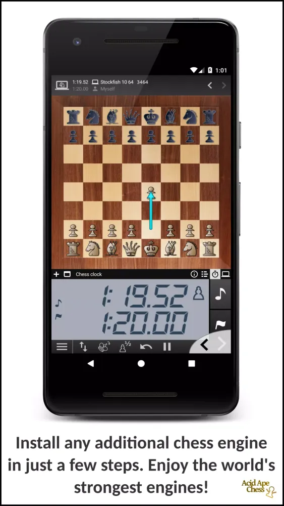 ภาพหน้าจอของ Acid Ape Chess