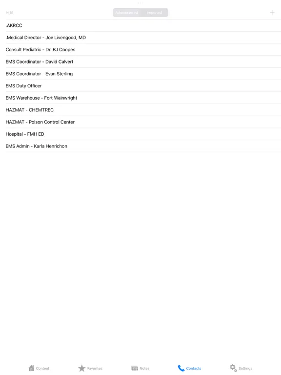Screenshot di Alaska Wildland EMS iPad 