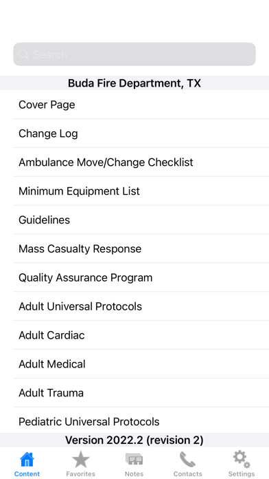 Buda Fire & EMS Protocols Screenshots