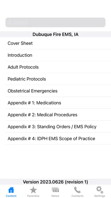 Dubuque Fire EMS Protocols স্ক্রিনশট