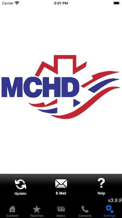 MCHD EMS Clinical Guidelines 스크린샷