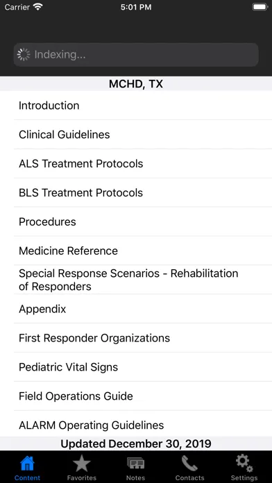 MCHD EMS Clinical Guidelines 스크린샷