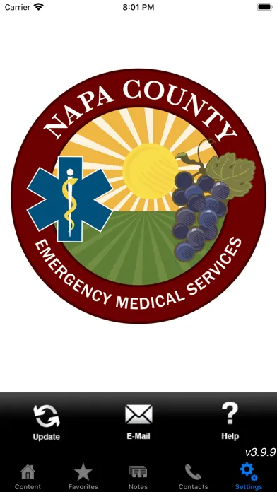 Napa County EMS Screenshots