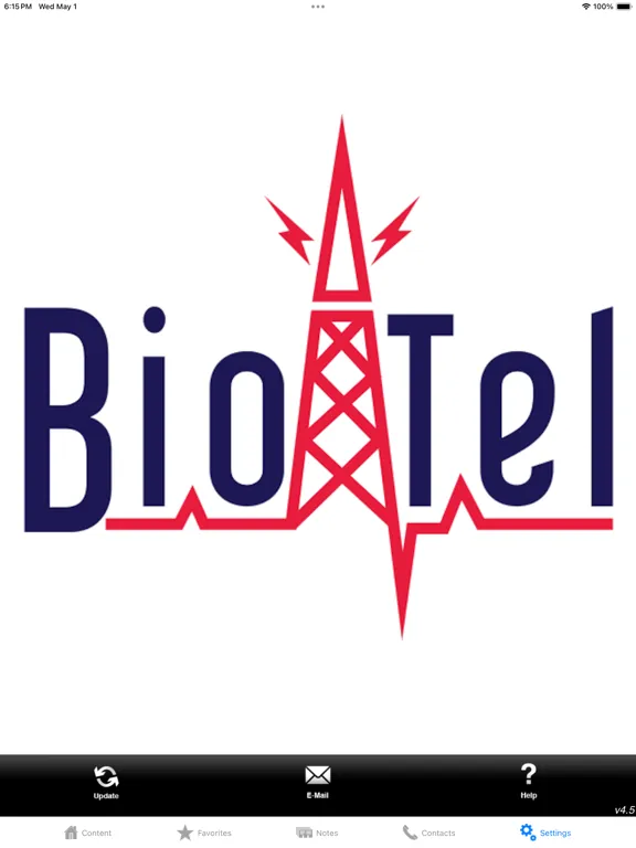 UTSW BioTel Guidelines iPad Screenshots