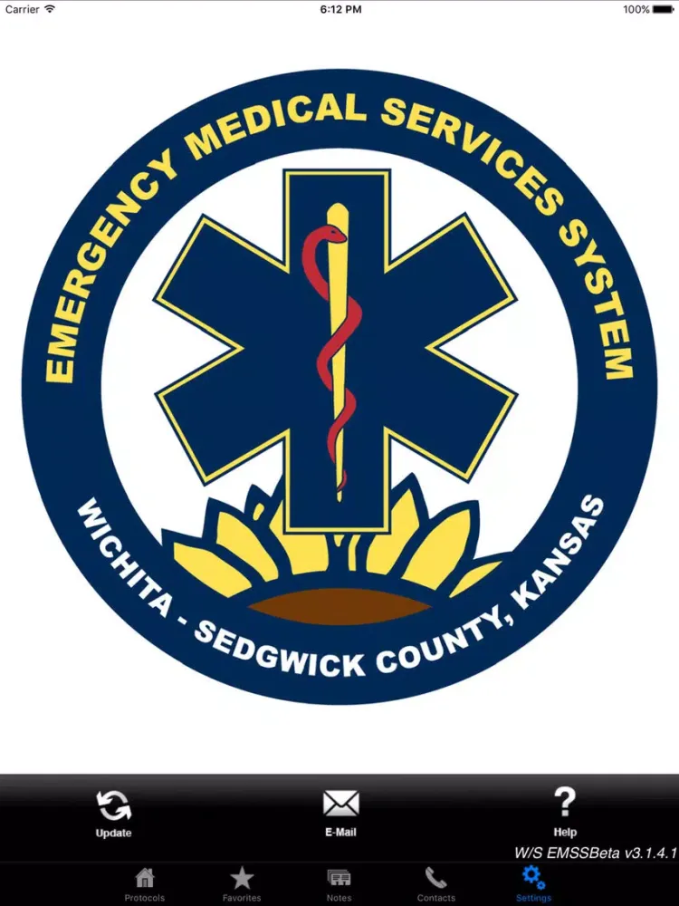 Wichita/SG Co. EMSS Protocols iPad  سکرین شاٹس