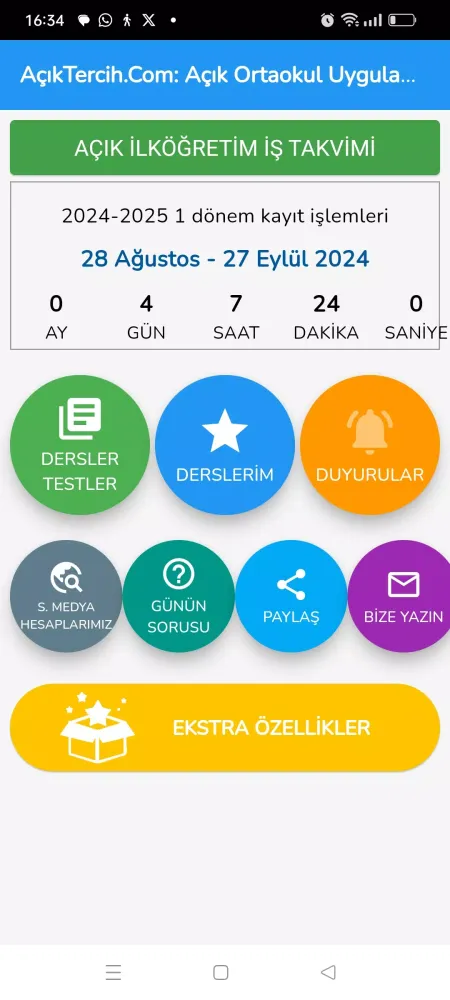 Açık Ortaokul Soruları Screenshots