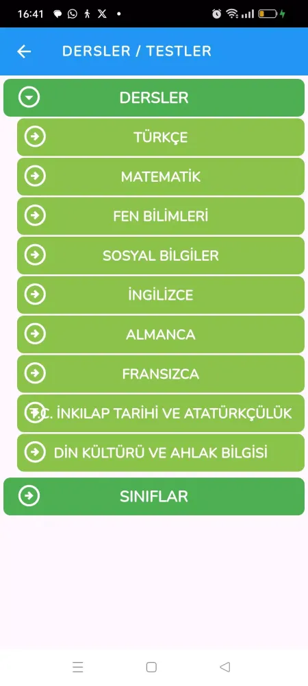 Açık Ortaokul Soruları Screenshots