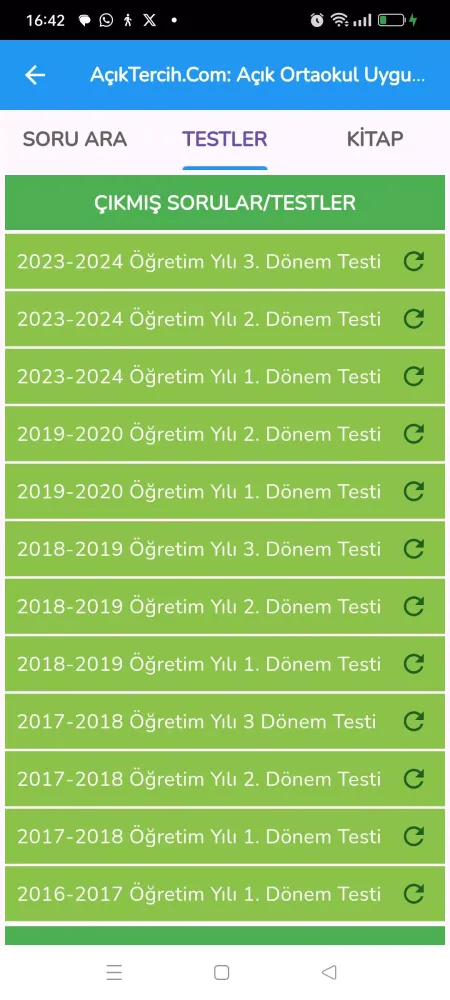 Açık Ortaokul Soruları Screenshots