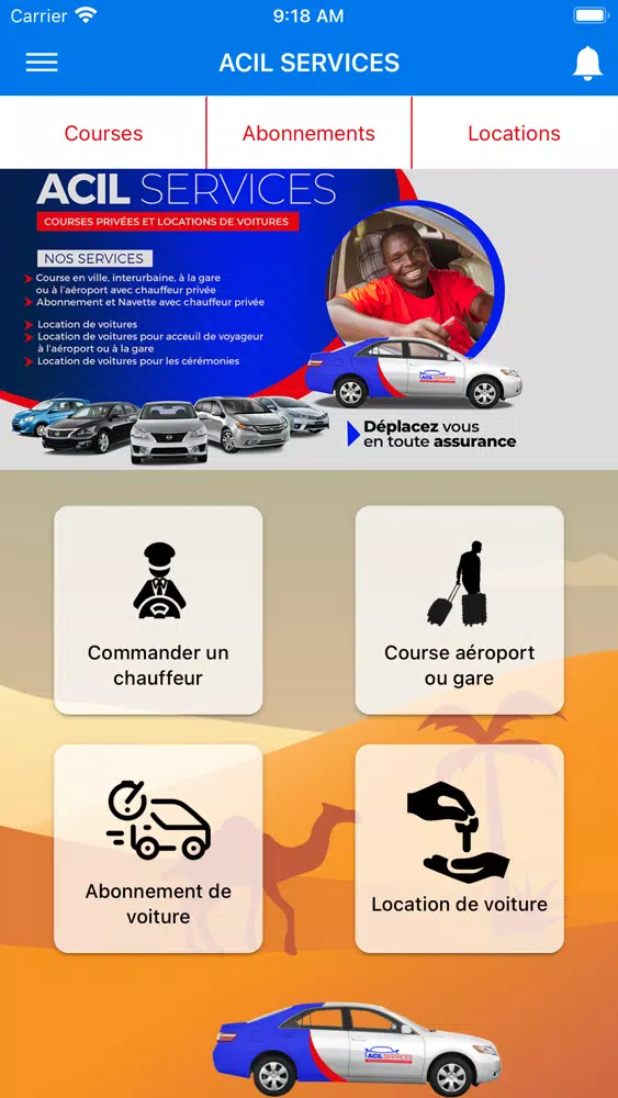 Ảnh chụp màn hình của ACIL SERVICES