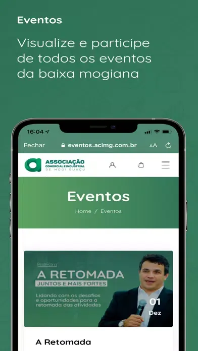 Associação Comercial Screenshots
