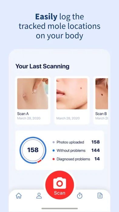 AI Dermatologist: Skin Scanner Ekran Görüntüleri